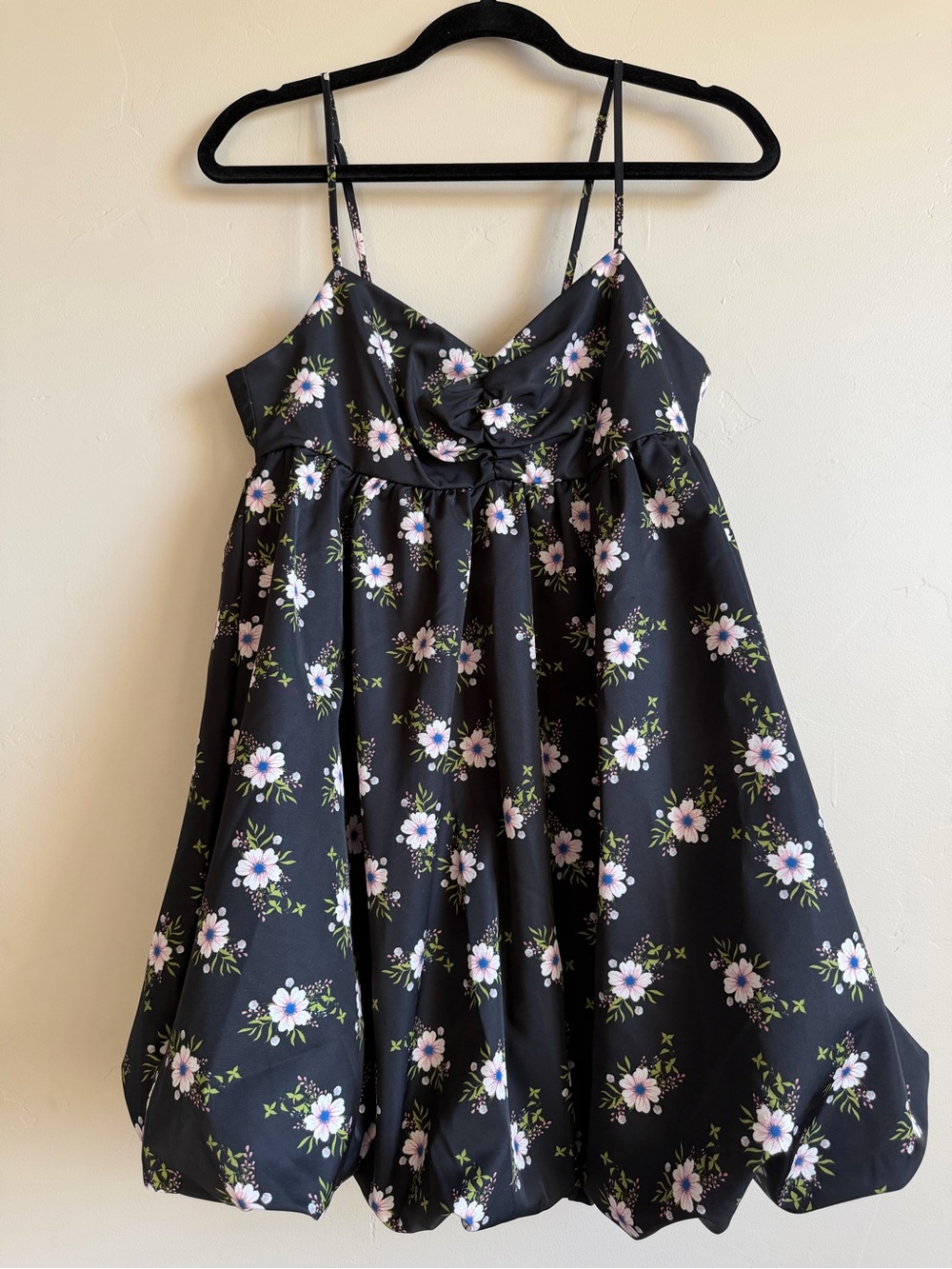 Women’s NWT Free People Floral Bubble Mini Dress Size Small